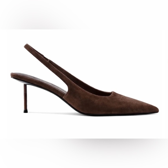La Femme Shoes - FEMME - G55 Slingback - Suede Coco